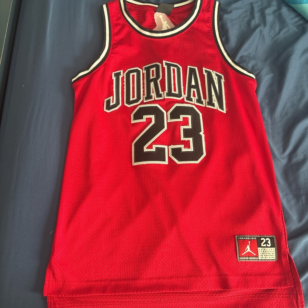 Jordan Red and Black Jersey